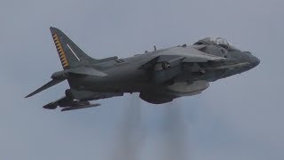 AV8B Harrier Demo  2017 Rhode Island Air Show [upl. by Damalus186]