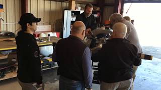 Spyder Corvair Engine Workshop First Engine Running Nov 8 10 2018 [upl. by Yahs843]