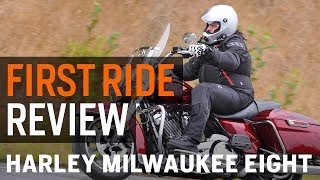 Harley Davidson Milwaukee Eight First Ride Review at RevZillacom [upl. by Josee]