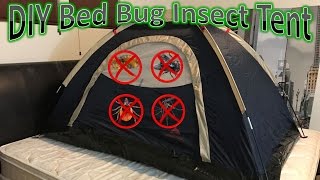 DIY Bed Bug Insect Tent  Get Some Quality Sleep [upl. by Anelet]