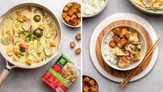 How to Make Thai Green Curry with Crispy Tofu [upl. by Inram]