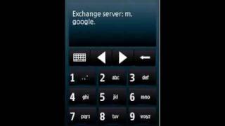 Nokia5800net  Gmail supporting Email Calendar Contacts sync and Email Push via Mail For Exchange [upl. by Alliuqet]