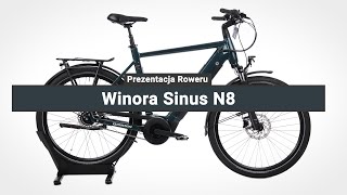 Rower Elektryczny Winora Sinus N8  Prezentacja roweru [upl. by Ssilem]