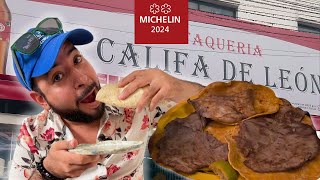 Probé los TACOS con estrella MICHELIN de la CDMX  El Califa de LEÓN [upl. by Nohsyt425]