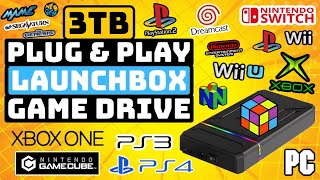 3TB Plug amp Play Game Drive With 1000s of Games From PS3 PS4 Xbox One Xbox Switch amp So Much More [upl. by Aivatco]