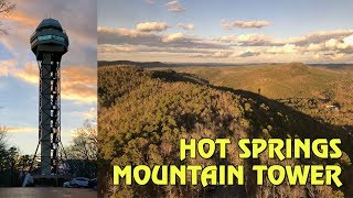 Hot Springs Mountain Tower  Surrounding Views of Hot Springs National Park in Arkansas [upl. by Albert]