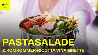 Snelle pastasalade met tonijn en komkommerricotta vinaigrette ​ Sofie Dumont [upl. by Nnaoj]