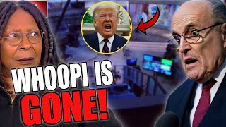 WHOOPI IS FIRED The View Gets SUED After Whoopi Goldberg Said This About Trump And Rudy Giuliani [upl. by Dam870]