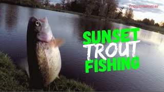 Oregon Spring Trout Fishing  HOT Fishing at Sunset [upl. by Joseito978]