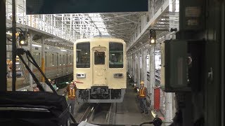 【81111Fと連結】東武8000系81107F TJライナー10周年ツアー臨 森林公園出庫・連結 前面展望 [upl. by Aitercal]