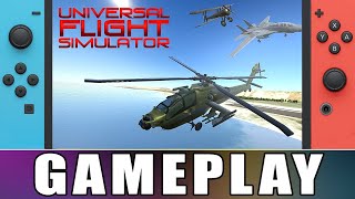 Universal Flight Simulator  Nintendo Switch Gameplay [upl. by Airdnaz]