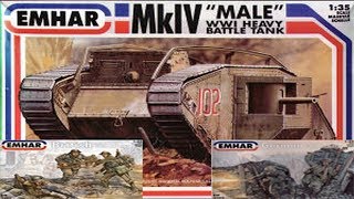 Emhar 135 MK IV male tank and Infantry  World War 1  Tribute to the fallen  P1 [upl. by Steffie]