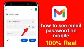 how to see email password on mobile  how to see gmail id password  find email password [upl. by Eduam]