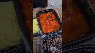 Ordering KoreanStyle Chinese Food Delivery shorts southkorea deliveryfood foodinkorea ytshorts [upl. by Ansela]