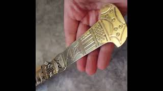 Oshun ada Osun Osogbo Brass sword ritualscentcom [upl. by Cawley]