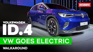 Volkswagen ID4 walkaround  VW goes electric I odmag [upl. by Nosrettap]