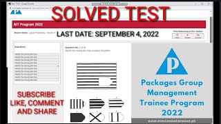 Packages Group Management Trainee Program 2022  Solved Test  Selection Process [upl. by Cruickshank486]