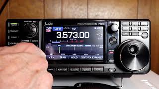 Icom IC7300 A to Z 25 Setting USB transmit audio levels [upl. by Kelci]