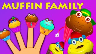 Muffin Finger Family And More  Nursery Rhymes For Children [upl. by Kilroy]