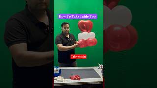 HOW TO MAKE BALLOONS  Love Decoration  Surprised Party Decoration ytshorts ytshort [upl. by Noid81]