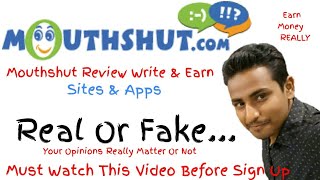 Mouthshut Write Review And Earn Real Or Fake [upl. by Yetsirhc]