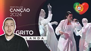 iolanda – Grito  Festival da Canção 2024 Portugal  reaction [upl. by Aretta]