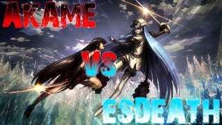 AMV Akame vs Esdeath Akame Ga Kill  Undefeated [upl. by Shama]