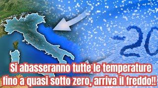 In Arrivo un Mega Ciclone di Neve LItalia si Prepara alla Grande Tempesta [upl. by Amolap]