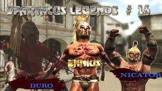 SPARTACUS LEGENDS EPISODE 16  Ennius enters the Pits [upl. by Rebeh897]