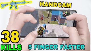 iPhone X PUBG 5 Finger  Full Gyro Handcam 1  Faster Player PUBG Mobile [upl. by Greggs]