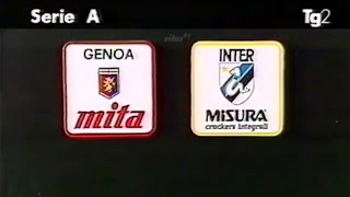 GenoaInter 10 198990  Domenica Sprint sospesa dopo 10 minuti di gioco [upl. by Liggitt673]