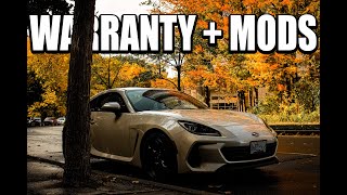 2023 SUBARU BRZ  What Mods Void Warranty and What Mods Do NOT Void Warranty [upl. by Anaitit902]