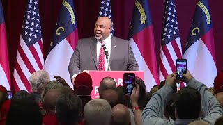 North Carolina Lt Gov Mark Robinson delivers victory speech after winning Republican governor prim [upl. by Deach257]