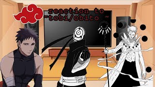 AKATSUKI  REACTION To  Tobi Obito [upl. by Jovitah]