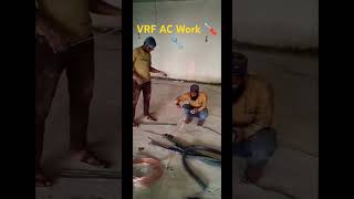 VRF VRV Work technician airconditioner acservice acinstallation acinstall acservicing Ac tech [upl. by Nah]