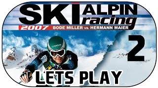 Lets Play Ski Alpin Racing 2007 German Part 2 RTLDeutsch [upl. by Ahsennod]