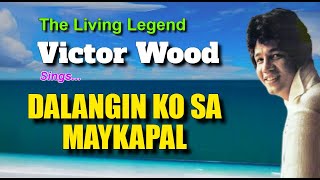 DALANGIN KO SA MAYKAPAL  Sung by Victor Wood with Lyrics [upl. by Aehta344]