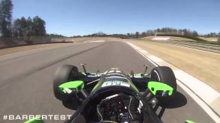 INDYCAR Onboard Sebastien Bourdais at Barber Motorsports Park [upl. by Rosenzweig]