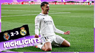 Villarreal 23 Real Madrid  HIGHLIGHTS  Copa del Rey [upl. by Neelyak96]