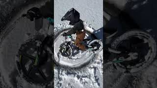 Stacyc EBike Snow Drifting [upl. by Dotti473]