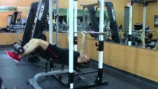 Barbell Decline Bench Press  HASfit Lower Chest Exercise Demonstration  Decline Press  Pectoral [upl. by Oderf]