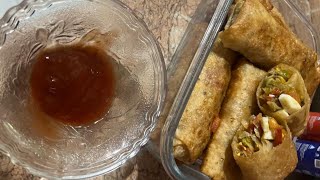 Best Egg Spring Rolls Recipe By Drbia  Ramzan Special [upl. by Brok]