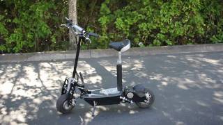 XTreme Electric Scooter Model X600 Foldable With 600 Watts 3 Batteries amp 20 MPH [upl. by Auqinot]