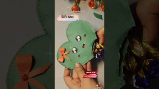 DIY Cute Gift idea❤️ gift wraping out of paper  easy art and craft gift giftideas youtubeshorts [upl. by Raknahs738]