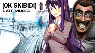 Skibidi Toilet is in DDLC Brainrot Doki Doki Exit Music Fan Mod  Spaghetto [upl. by Courcy290]