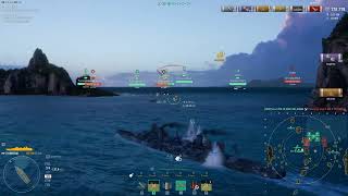 WOWS  LIBERTAD 376K  277 Sec Hits in Aegis [upl. by Mcnully]