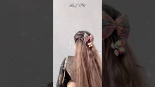 Festival hairstyle series 🌼hairdo hairstyle longhairstyles festivalhair [upl. by Jerol130]