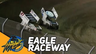 Rico vs Kyle Larson For Eagle Return  High Limit Sprint Car Series at Eagle Raceway [upl. by Nais]