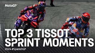 Top 3 TissotSprint Moments 🤯  2024 SpanishGP [upl. by Perrine]