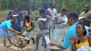 Jamaica Ghana collaboration  Wode Maya Colaz Smith tv  coconut dumpling fufu [upl. by Canty112]